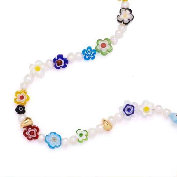 New MAYAMAR Colorful Flower Beaded necklace - Picture 4 of 4